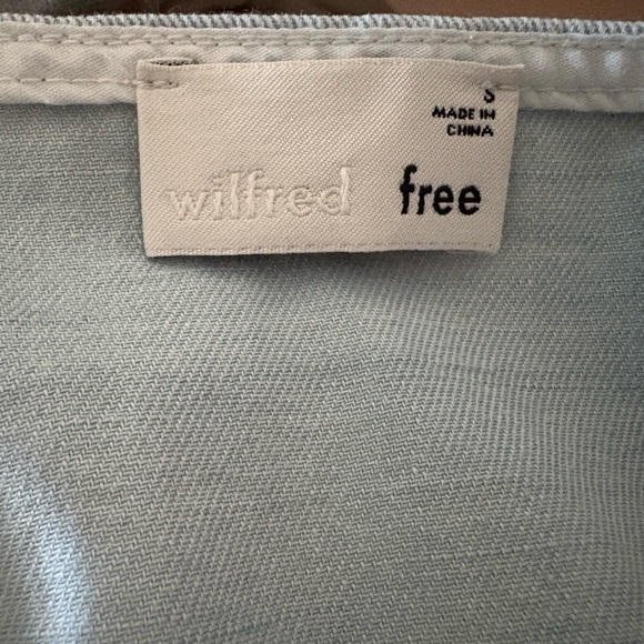 TNA Aritzia Yirrell Chambray Mini Dress – Blue, Size S - Picture 5 of 5